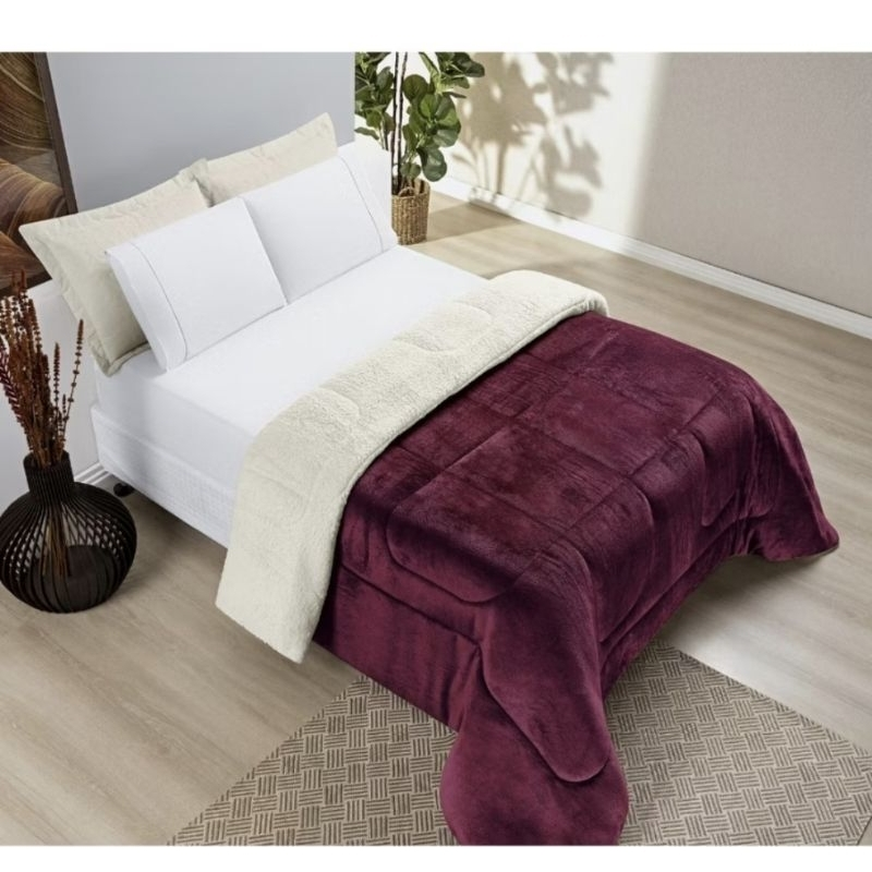 Cobertor Quentinho Dupla Face Neveno Everest - Solteiro, Queen e King