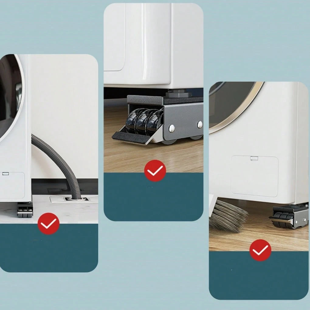 Suporte com Rodinhas Para Geladeira Fogão E Máquina De Lavar Roupa