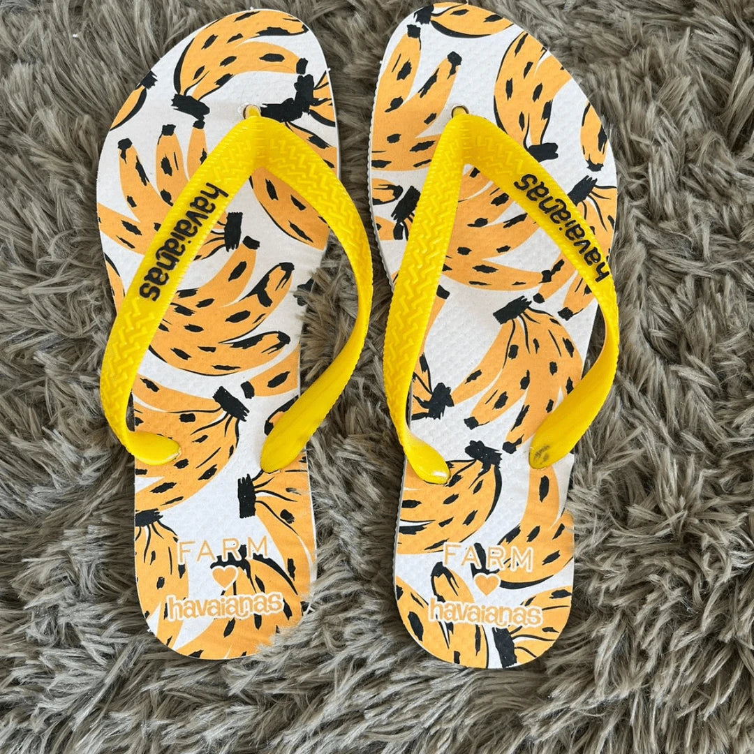 Chinelo Havaianas Feminino Farmete Tropical Vibes