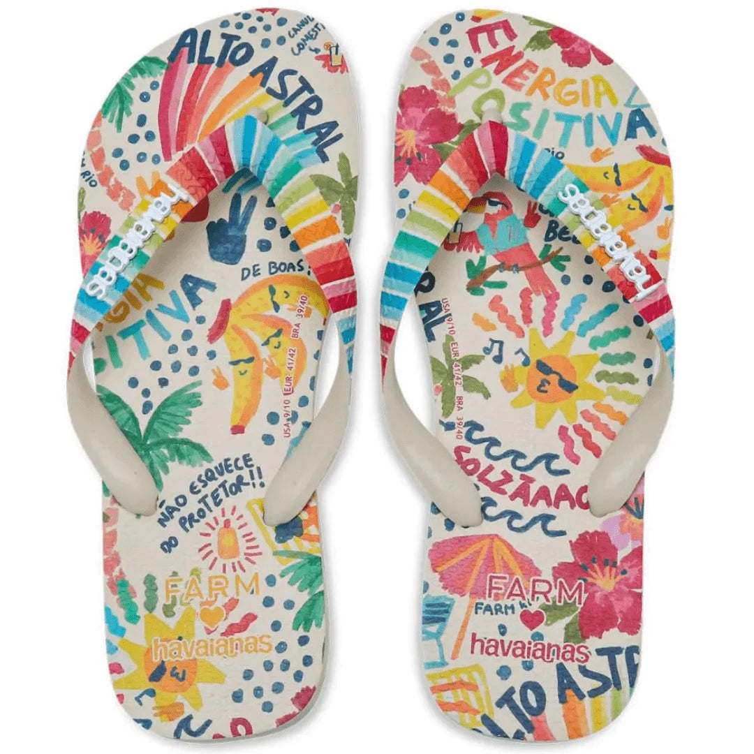 Chinelo Havaianas Feminino Farmete Tropical Vibes