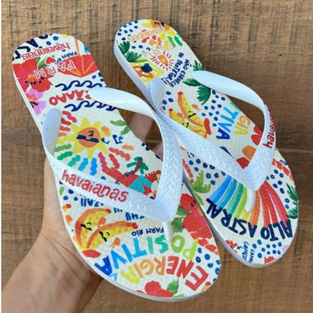 Chinelo Havaianas Feminino Farmete Tropical Vibes