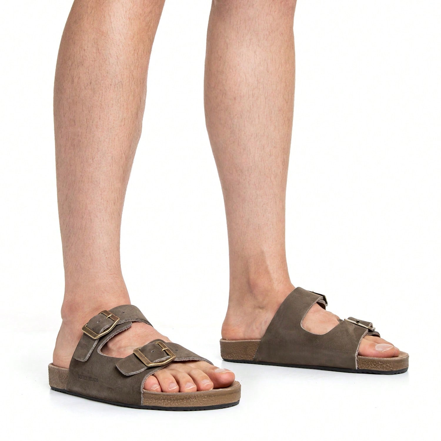 Sandália Birken Masculina Couro Legitimo 