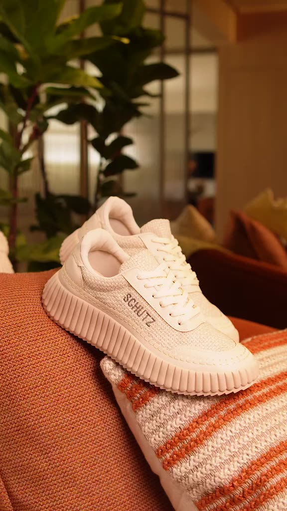 Tênis feminino casual detalhe exclusivo Moda off white confortável elegante estilo leve macio grife