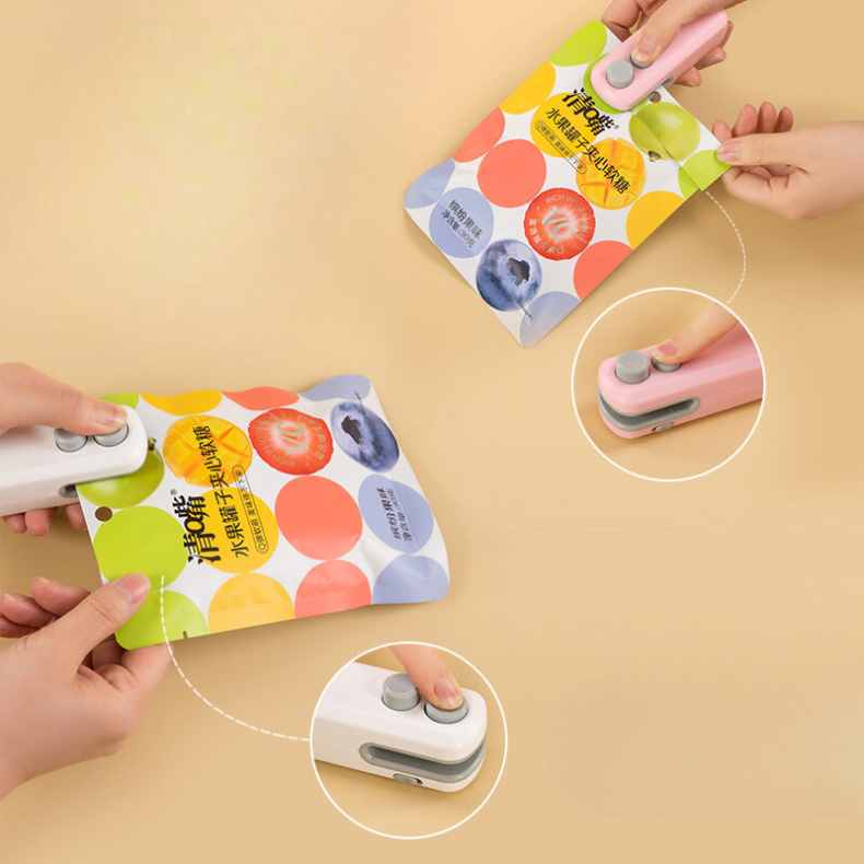 Mini Máquina Seladora De Alientos Recarregavél USB