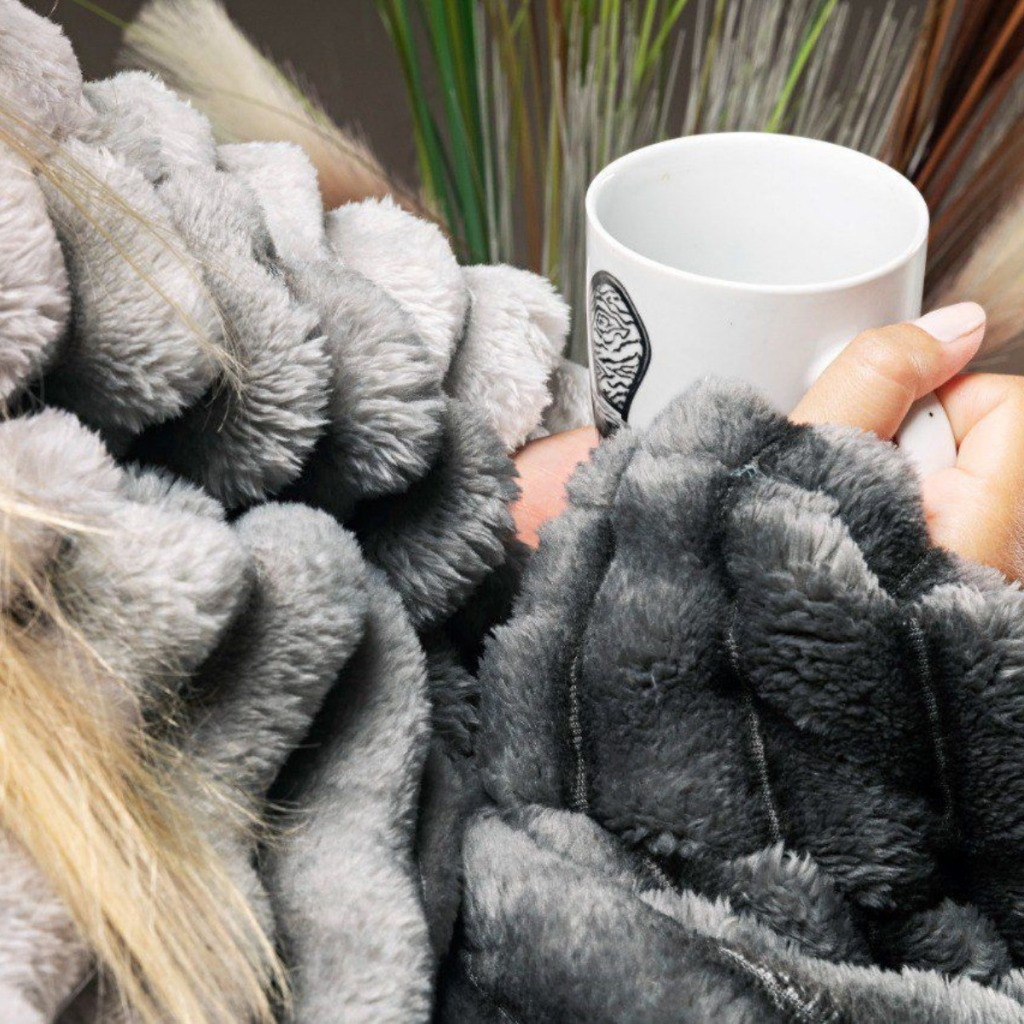 Cobertor Fluffy Nas Nuvens - Solteiro/ Casal / Queen