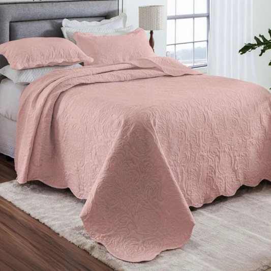 Kit Cobre leito Dupla face com porta-travesseiro- 3 peças - Casa, Queen e King