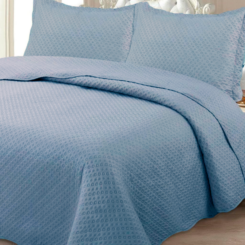 Kit Cobre leito Dupla face Classic com porta-travesseiro - 3 peças - Versões Casal, Queen e King