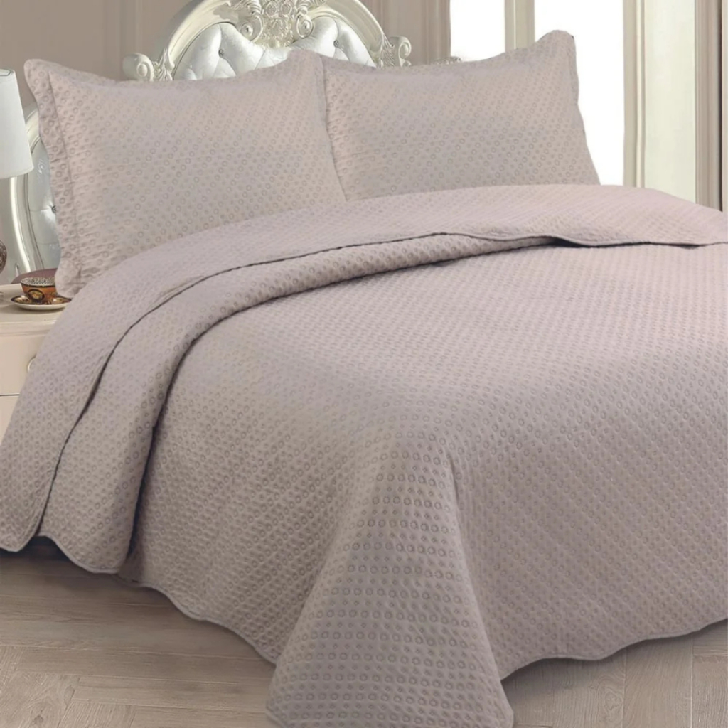 Kit Cobre leito Dupla face Classic com porta-travesseiro - 3 peças - Versões Casal, Queen e King