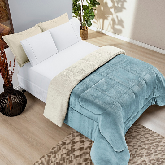 Cobertor Quentinho Dupla Face - Solteiro, Queen e King