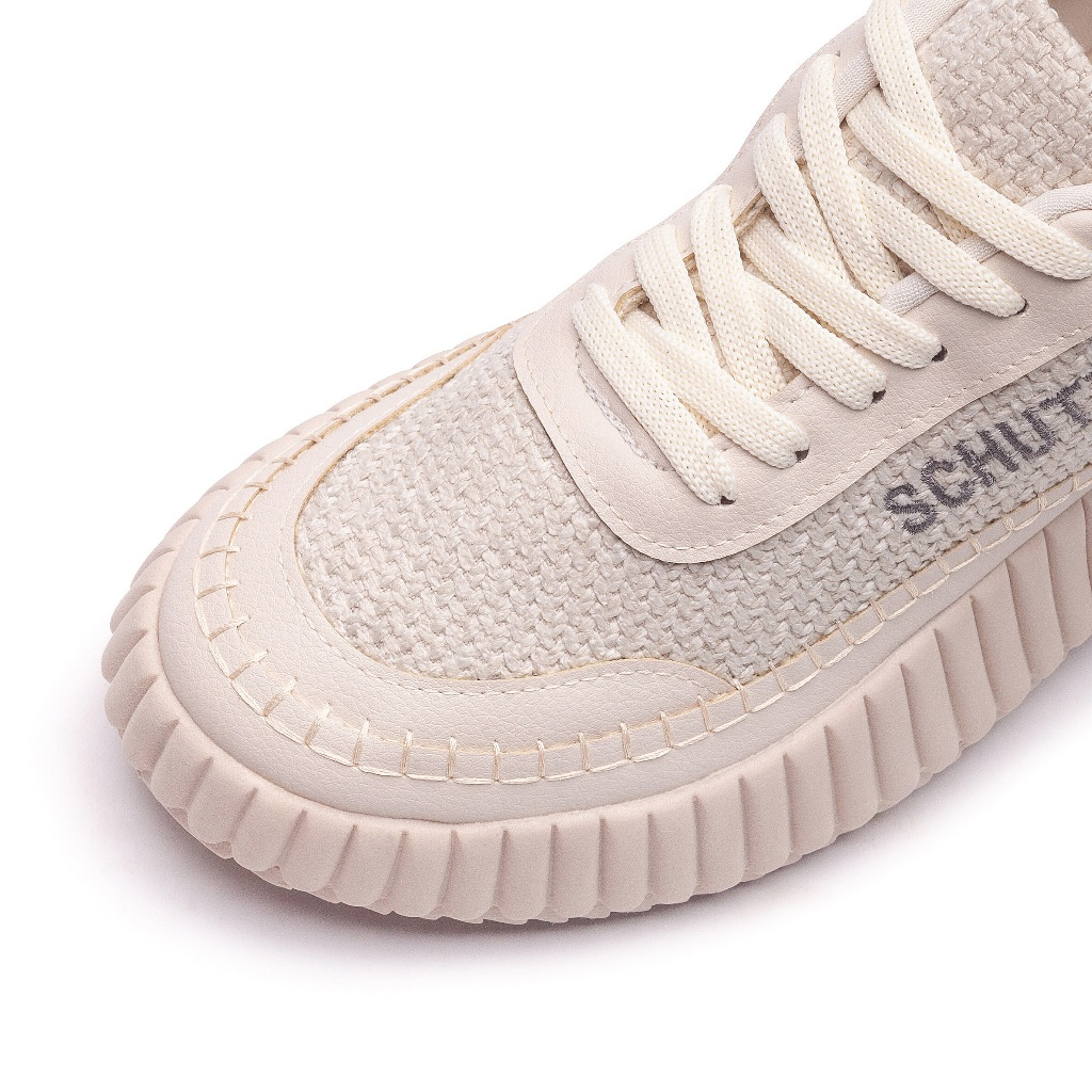 Tênis feminino casual detalhe exclusivo Moda off white confortável elegante estilo leve macio grife