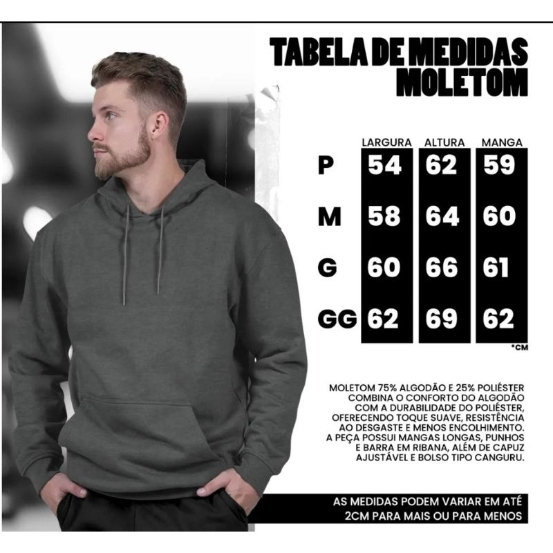 Moletom Adulto Time Europeu Real