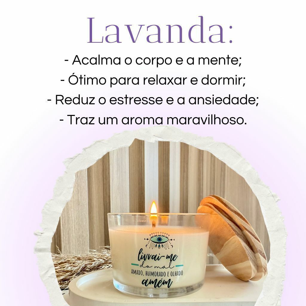 Vela perfumada vegana Olho Grego