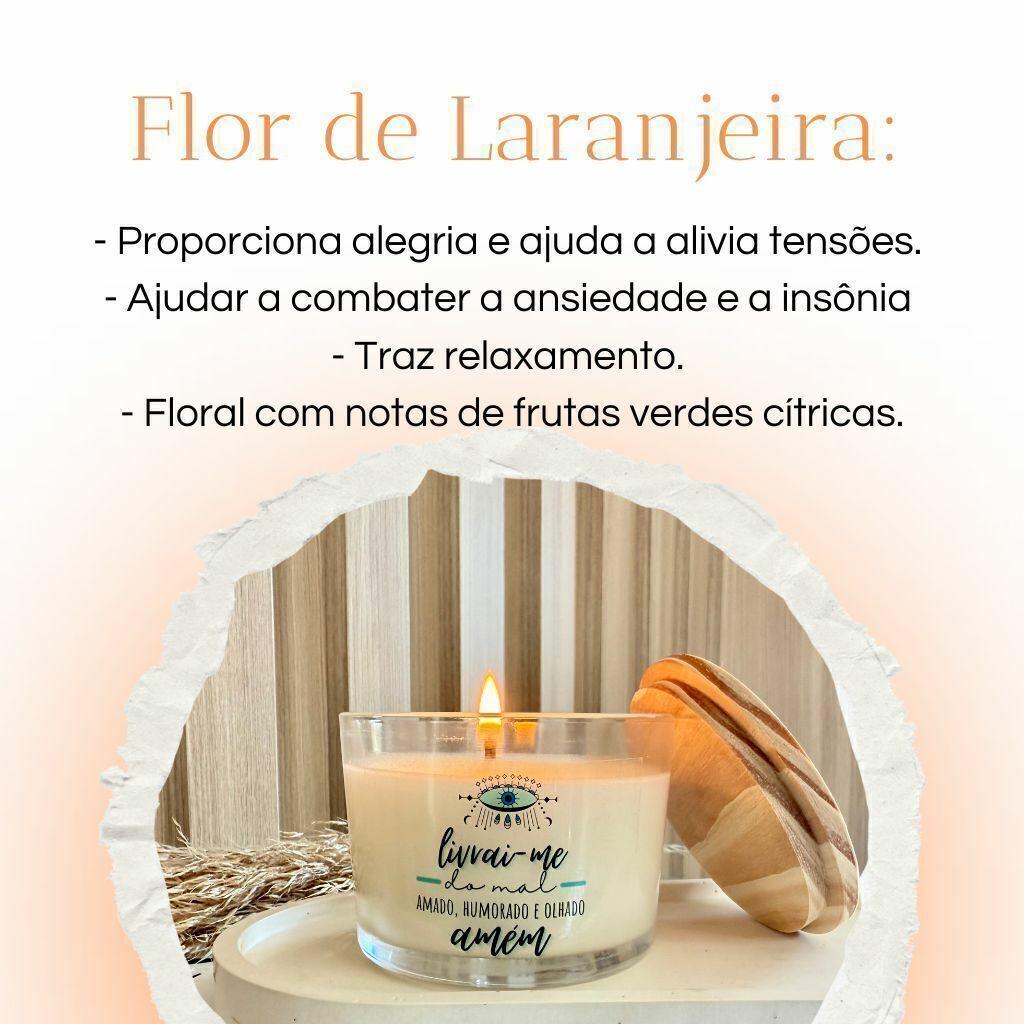 Vela perfumada vegana Olho Grego