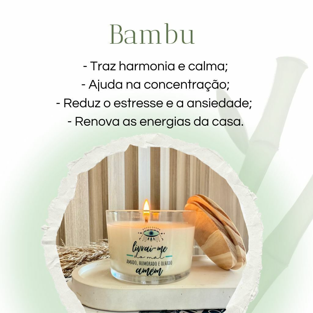 Vela perfumada vegana Olho Grego