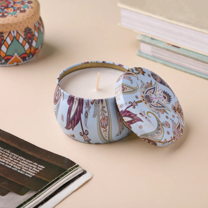 Vela Perfumada Suave Decorada 5 x 7,5cm Candle 130g