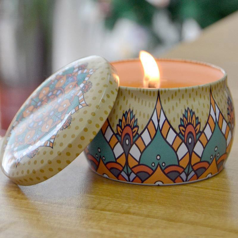 Vela Perfumada Suave Decorada 5 x 7,5cm Candle 130g