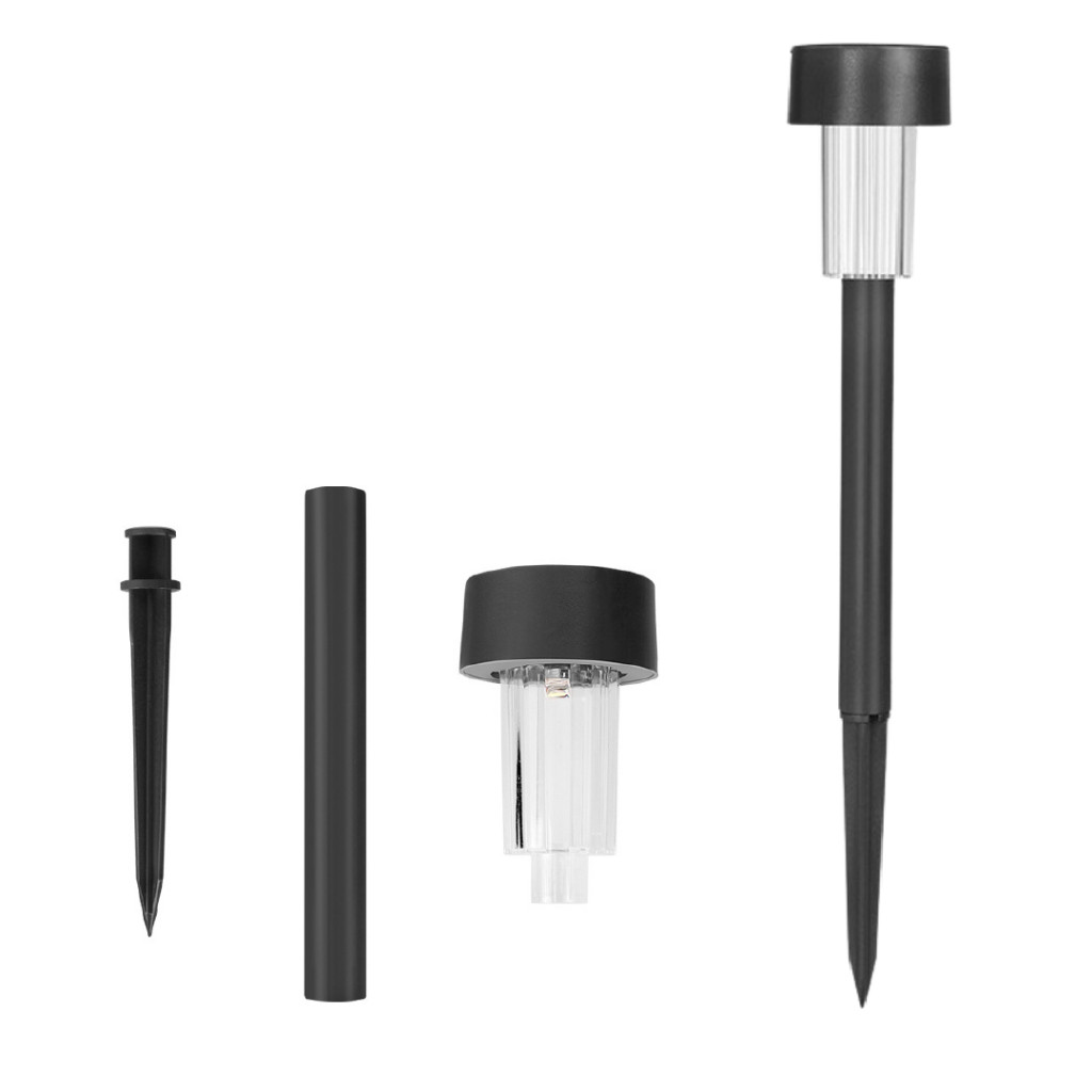Kit Luminária Espeto Jardim Luz Solar Prova D'água